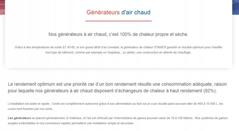 NEW DEPARTEMENT AIRCO