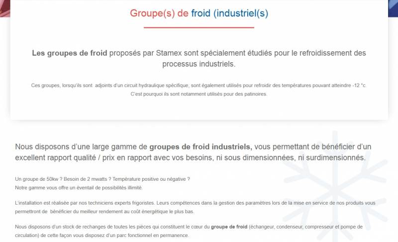 NEW DEPARTEMENT AIRCO