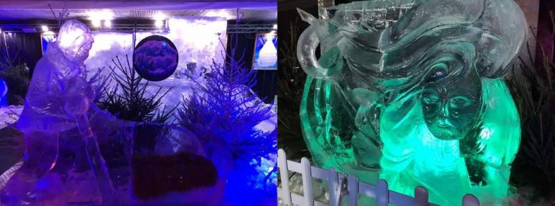 sculpture de glace